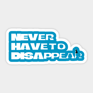 disappear_C Sticker